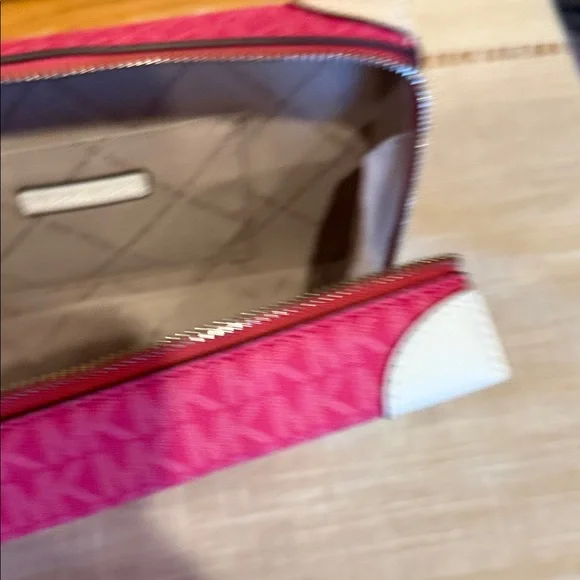 Michael Kors Pink and White Embellished Trunk Crossbody Bag Dragonfruit - Picture 5 of 6